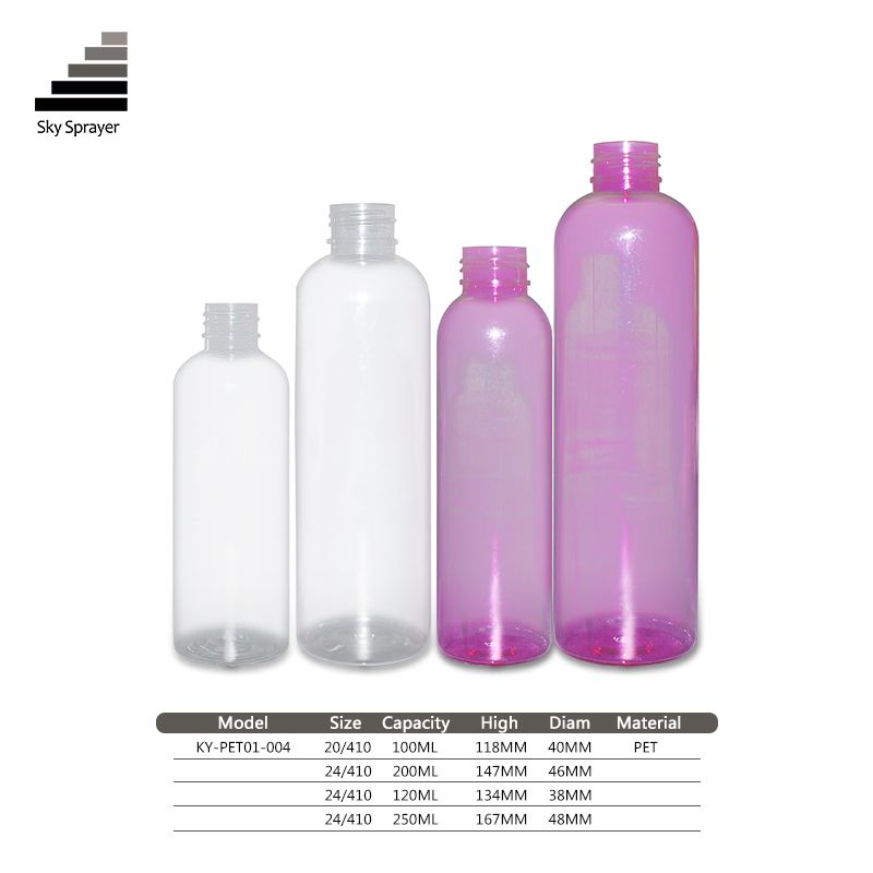 Plastic Bottle Manufacturer Suppliers Custom Wholesale  PET  Empty Plastic Bottles