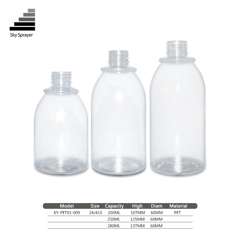 Plastic Bottle Manufacturer Suppliers Custom Wholesale  PET  Empty Plastic Bottles