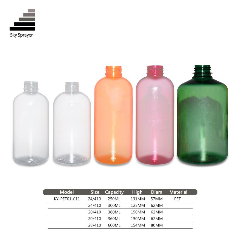 Plastic Bottle Manufacturer Suppliers Custom Wholesale  PET  Empty Plastic Bottles