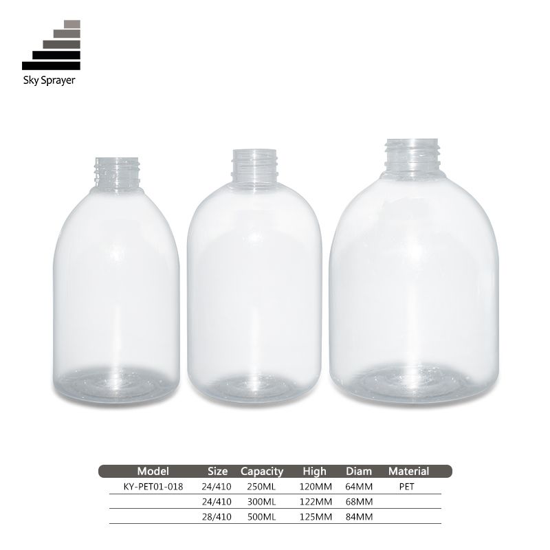 Plastic Bottle Manufacturer Suppliers Custom Wholesale  PET  Empty Plastic Bottles